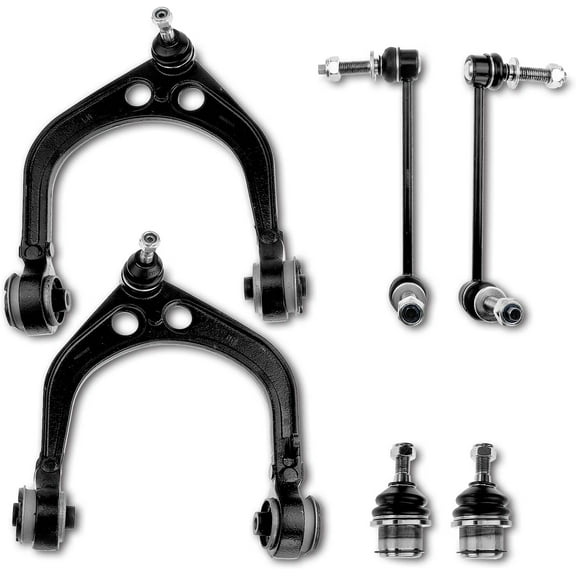 A-Premium 6Pcs Front Upper Control Arm and Ball Joint Assembly Sway Bar Link Compatible with Dodge Charger 2006-2020 Challenger 2008-2019 Magnum 2005-2008 Chrysler 300 2005-2019