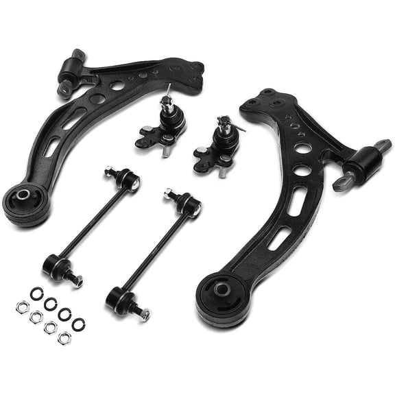 A-Premium 6Pcs Suspension Kit, Front Lower Control Arm Ball Joint Rear Sway Bar Links, Compatible with Toyota Camry 1997-2001, Avalon 1997-1998, Lexus ES300 1997-2001, RX300 1999-2003