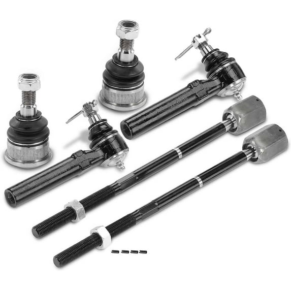 A-Premium 6Pcs Suspension Kit, Inner Outer Tie Rod End, Front Lower Ball Joint, Compatible with Ford Mustang 1994 1995 1996 1997 1998 1999 2000 2001 2002 2003 2004