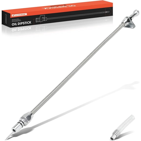 A-Premium 700R4 4L60E 4L60 4L70E 4L65E Transmission Dipstick Compatible with GM Turbo, Anodized Aluminum, Transmission Oil Measuring Rod Dip Stick