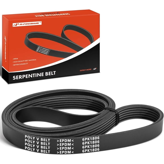 A-Premium 71.18 Inch Engine Serpentine Drive Belt Fit For Nissan Rogue 2008-2013, Rogue Select 2014-2015, Sentra 2007-2012, 2.5L, Gas Only - Replace 11720ET80A