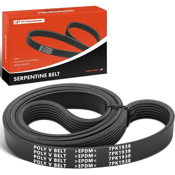 A-Premium 76.25 Inch Engine Serpentine Drive Belt Compatible with Toyota & Scion Cars - Camry 2002-2006, RAV4 2001-2005, Highlander 2001-2007, Solara 2002-2008, tC 2005-2006, xB 2008-2011