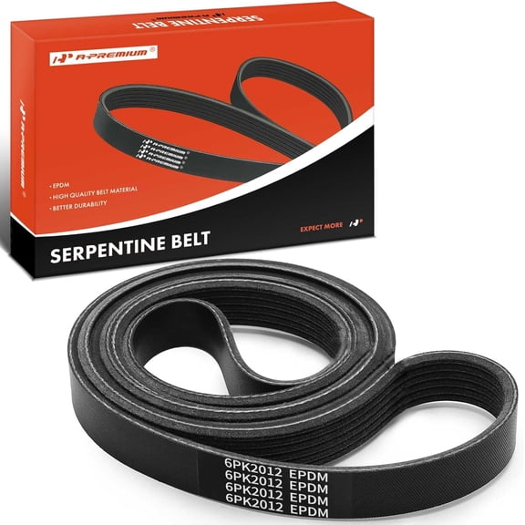 A-Premium 79.21 Inch Engine Serpentine Drive Belt Compatible with Chrysler Pacifica 2017-2023 Voyager 2020-2023 3.6L