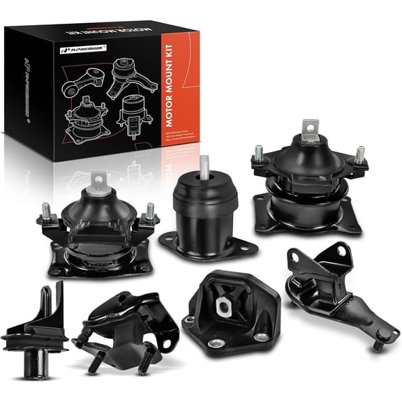 A-Premium 7PCS Engine Motor Mount and Transmission Mount Set [Automatic Transmission] Compatible with Honda Accord 2003 2004 2005 2006 2007, Replace# 50830-SDB-A04, 50830-SDB-A02