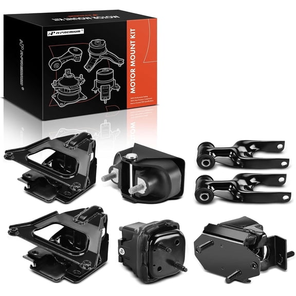 A-Premium 7PCS Engine Motor Mount Transmission Mount and Torque Strut Mount Kit Compatible with Pontiac Grand Prix 2005 2006 2007 2008 5.3L, Automatic Transmission, Replace# 10420010