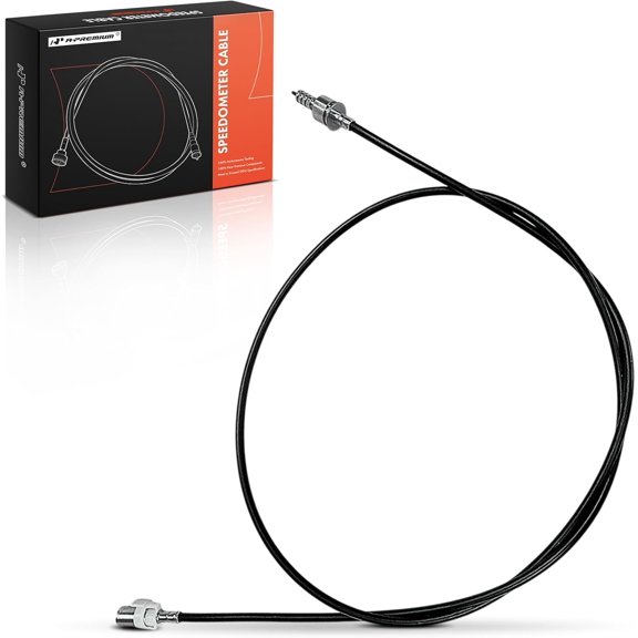 A-Premium 80 inch Speedometer Cable Compatible with Ford, GMC, Lincoln & Mercury Models - F-150, F-250, Mustang, Thunderbird, K1500 Pickup, Mark III, Continental, Versailles, Cougar, Cyclone