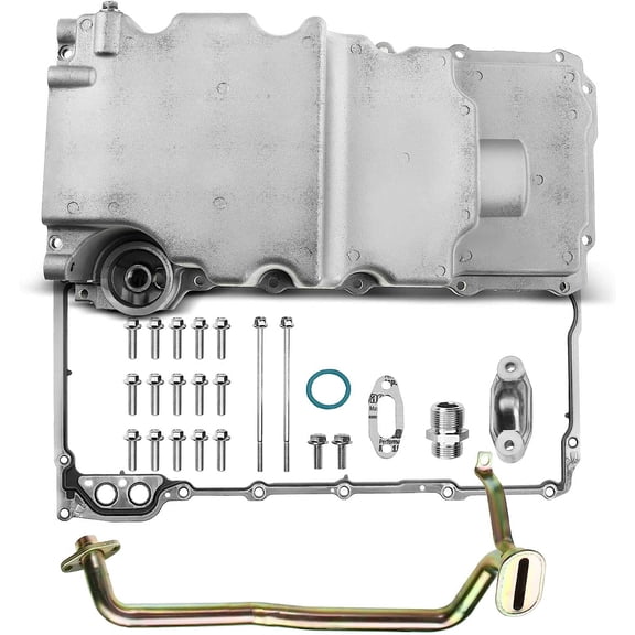 A-Premium #81073, 302-2 LS Swap Engine Oil Pan Kit Low Profile, Compatible with 1964-1992 Chevy Nova Camaro Ventura Omega F-body G-body LS1 LS2 LS3 LS6 5.7L 5.3L 6.5L