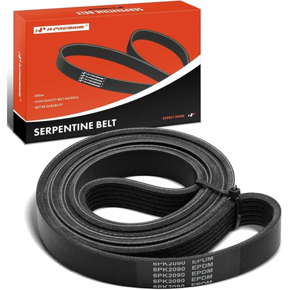 A-Premium 82.283 Inch Engine Serpentine Drive Belt Compatible with Dodge Grand Caravan 2001-2007 Caravan 2001-2007 & Chrysler Town & Country 2001-2007 Voyager 2001-2007
