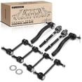 thumbnail image 1 of A-Premium 8Pcs Front Rear Suspension Kit Stabilizer Bar Link Tie Rod End Compatible with Ford Edge 2011-2014 Lincoln MKX 2011-2015, 1 of 9