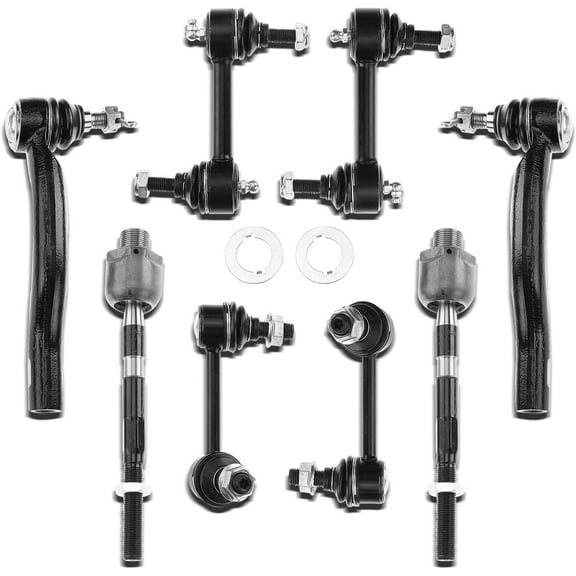 A-Premium 8Pcs Front & Rear Suspension Kit Sway Bar Link Tie Rod End Compatible with Mazda CX-9 2007-2013