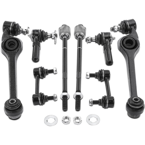 A-Premium 8Pcs Front Suspension Kit Control Arm and Ball Joint Assembly Stabilizer Bar Link Tie Rod End Compatible with Saturn SC 1991-1992, SC1 1993-2002, SC2 1993-2002, SL, SL1, SL2, SW1, SW2