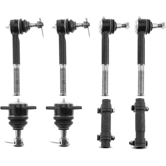 A-Premium 8Pcs Front Suspension Kit Inner Outer Tie Rod End & Adjusting Sleeve Ball Joint Compatible with Chevrolet Tahoe 1995-2000 K1500 1988-1999 K1500 Suburban K2500 GMC Yukon Cadillac Escalade