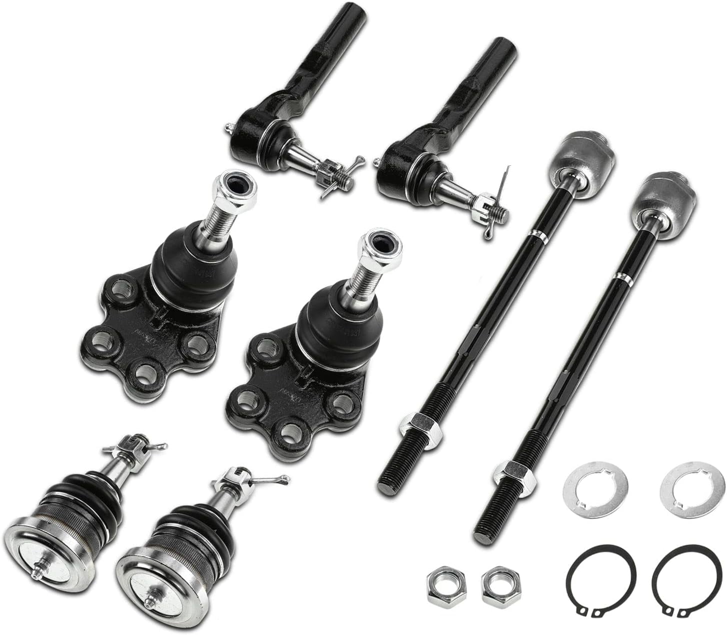 Front Lower Ball Joints & Sway Bar Link Kit For GMC Sierra, Silverado 1500, Avalanche (Detroit Axle)