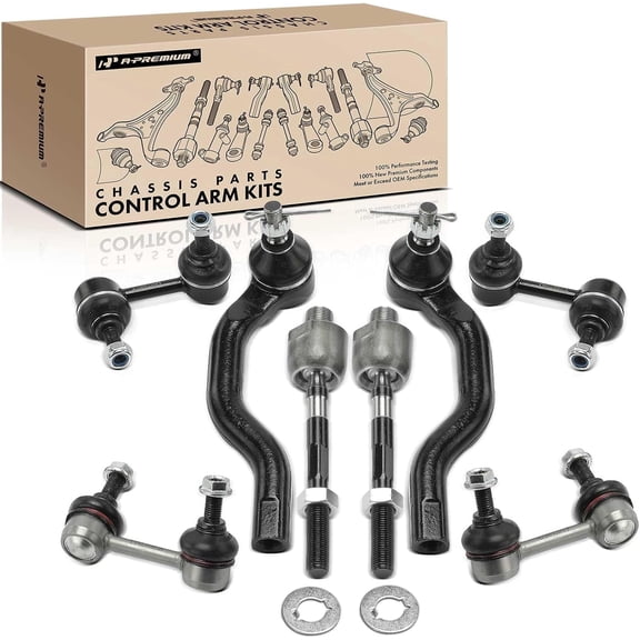 A-Premium 8Pcs Front and Rear Sway Bar Link Stabilizer Link Tie Rod End Compatible with Honda Civic 2006 2007 2008 2009 2010 2011