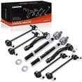 thumbnail image 1 of A-Premium 8Pcs Suspension Kit, Inner Outer Tie Rod End, Front Rear Sway Bar Link, Compatible with Hyundai Tucson 2005-2009 & Kia Sportage 2005-2010, 1 of 9