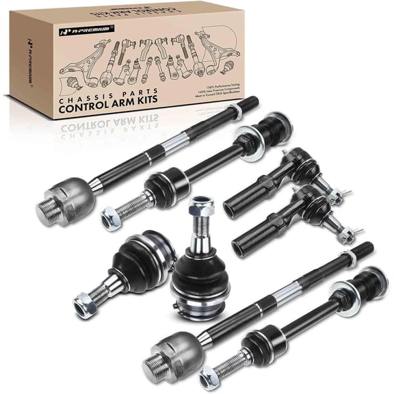 A-Premium 8Pcs Suspension Kit Inner Outer Tie Rod End Stabilizer Bar Link Ball Joint Compatible with Dodge Ram 1500 02-05 RWD Fits select: 2003-2005 DODGE RAM 1500 ST/SLT