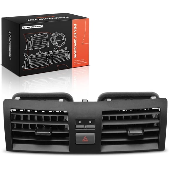 A-Premium A/C Air Vent Panel Compatible with Toyota Camry 2007-2013, Front Side, Black