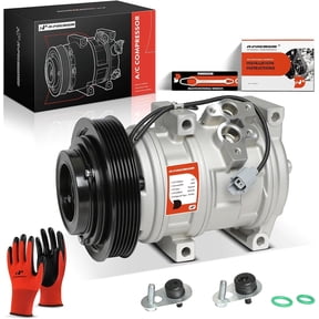 A-Premium A/C Compressor with Clutch Compatible with Honda Accord 2003-2007, Odyssey 2005-2007, Pilot 2005-2008, Ridgeline & Acura MDX TL, 3.0L 3.2L 3.5L