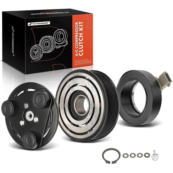 A-Premium A/C Compressor Clutch Kit Compatible with Ford F-150 2003, E-150 E-250 Econoline, Excursion, Expedition & Lincoln Navigator 1998-2001