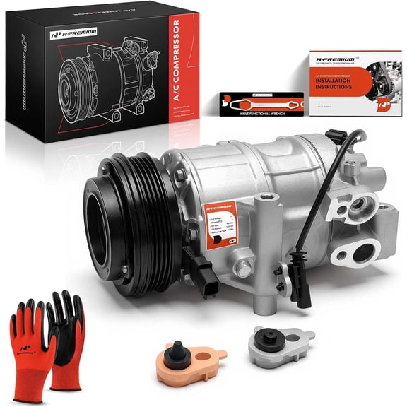 A-Premium Air Conditioner AC Compressor with Clutch Compatible with Ford EcoSport 2018 2019 2020 2011 2022 2.0L