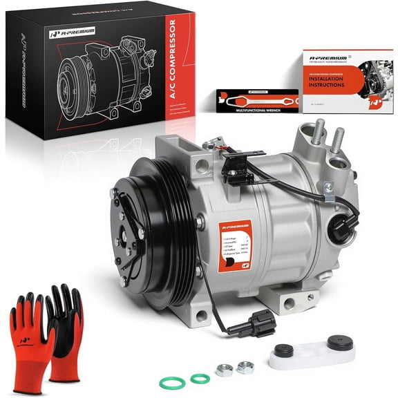 A-Premium A/C Compressor with Clutch Compatible with Infiniti M35 2006 2007 2008 V6 3.5L