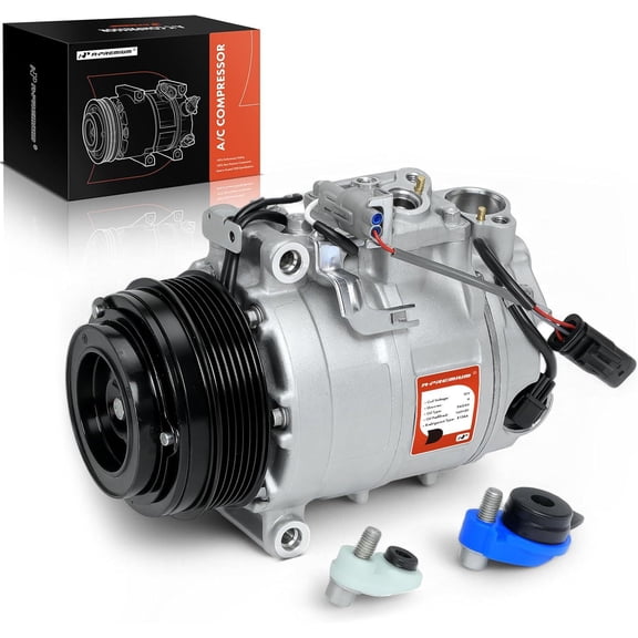 A-Premium A/C Compressor with Clutch Compatible with Mercedes-Benz Freightliner Sprinter 2500, Sprinter 3500, 2.1L 2014-2017