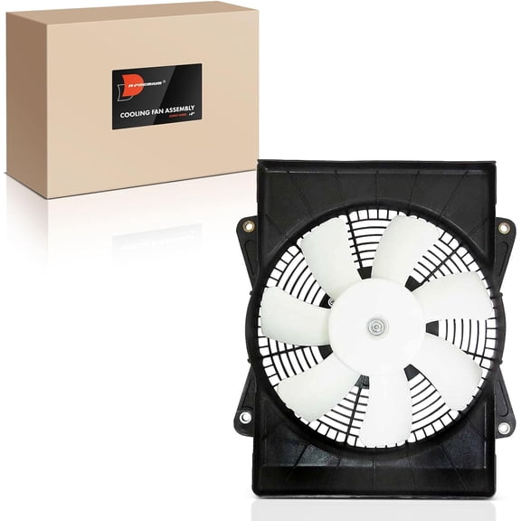 A-Premium A/C Condenser Fan Assembly Compatible with Select Chevrolet GMC & Isuzu Models - LCF 3500 LCF 4500 LCF 5500HD W3500 Tiltmaster W3500 Forward W4500 Forward W5500 Forward NPR NPR-HD NQR NRR