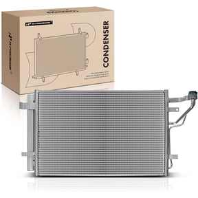 A-Premium A/C Condenser with Dryer and Bracket Compatible with Hyundai Elantra 2007-2010 L4 2.0L