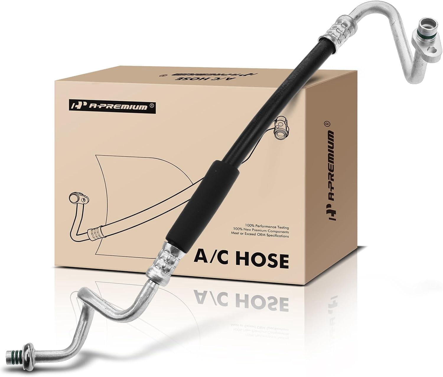 New Power Steering Pressure Hose Assembly For Infiniti G35 (07-08), G37, Q60 (3.5L/3.7L)