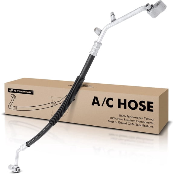 A-Premium A/C Discharge Line Hose Assembly Compatible with Chevrolet Uplander 2005-2006 & Buick Terraza 2006 & Pontiac Montana 2005-2006 & Saturn Relay 2005-2006, 3.5L 3.9L, Compressor to Condenser