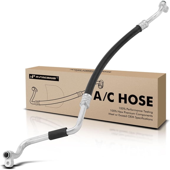A-Premium A/C Discharge Line Hose Assembly Compatible with Chevrolet Silverado 1500, Tahoe, Suburban & GMC Sierra 1500, Yukon, Yukon XL & Cadillac Escalade, Escalade ESV, Compressor to Condenser