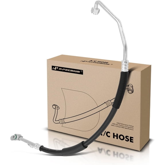 A-Premium A/C Discharge Line Hose Assembly Compatible with Saturn SC1/SC2/SL/SL1/SL2/SW1 1994-1999, SW2 1994-2001, 1.9L, Compressor to Condenser