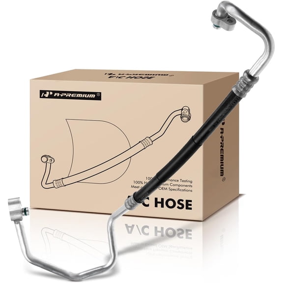 A-Premium A/C Discharge Line Hose Assembly Compatible with Volkswagen Jetta 2011-2015, Passat 2012, Beetle 2013-2015, L4 2.0L, Diesel, Compressor to Condenser