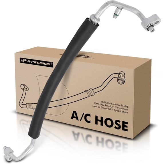 A-Premium A/C Discharge Line Hose Assembly Compatible with Buick Lucerne 2009-2011 V6 3.9L, Compressor to Condenser