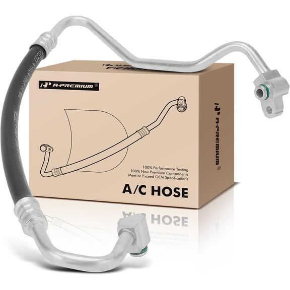 A-Premium A/C Discharge Line Hose Assembly Compatible with Cadillac SRX, 2004-2009, 4.6L, Compressor to Condenser