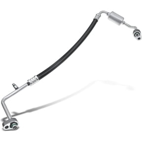 A-Premium A/C Discharge Line Hose Assembly Compatible with Ford Mustang, 2011 2012 2013 2014, 5.0L 5.4L, with Accumulator, Compressor to Condenser