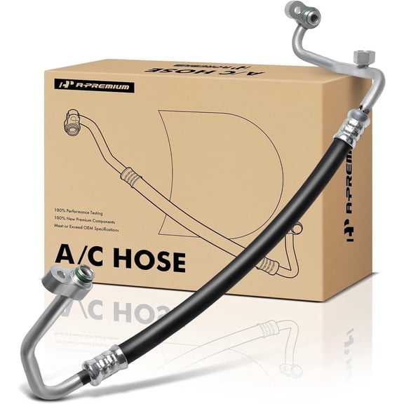 A-Premium A/C Discharge Line Hose Assembly Compatible with Honda CR-V, 2017 2018 2019, 2.4L, Compressor to Condenser