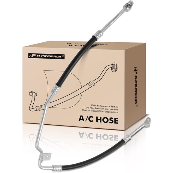 A-Premium A/C Discharge Line Hose Assembly Compatible with Honda Civic 2002 2003 2004 2005, 2.0L, Compressor to Condenser