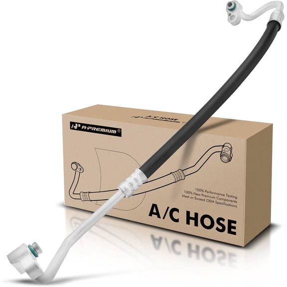 A-Premium A/C Discharge Line Hose Assembly Compatible with Hyundai Elantra 2007-2009 2.0L, Compressor to Condenser