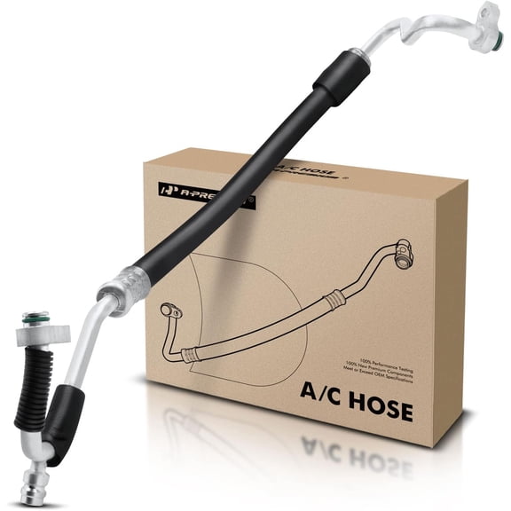 A-Premium A/C Discharge Line Hose Assembly Compatible with Mazda 3, 2010 2011 2012 2013, 2.3L 2.5L, Compressor to Condenser