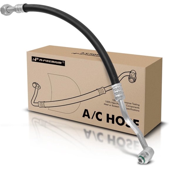 A-Premium A/C Discharge Line Hose Assembly Compatible with Toyota Prius, 2001 2002 2003, 1.5L, Compressor to Condenser