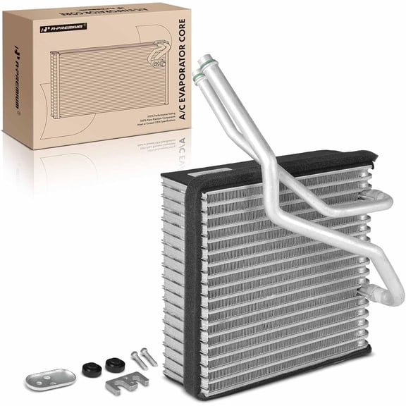 A-Premium AC Evaporator Core Compatible with Volkswagen Beetle/Golf/Jetta/Beetle/Golf/R32 & Audi TT Quattro/RS6/TT & Porsche 911, with Pressing Plate