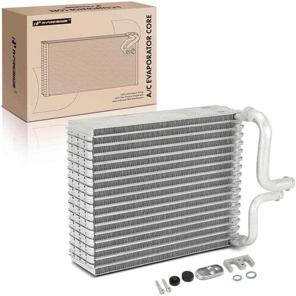 A-Premium A/C Evaporator Core Compatible with International Harvester LoneStar 2010-2015, ProStar 2008-2015, with Sleeper Unit, with Pressing Plate