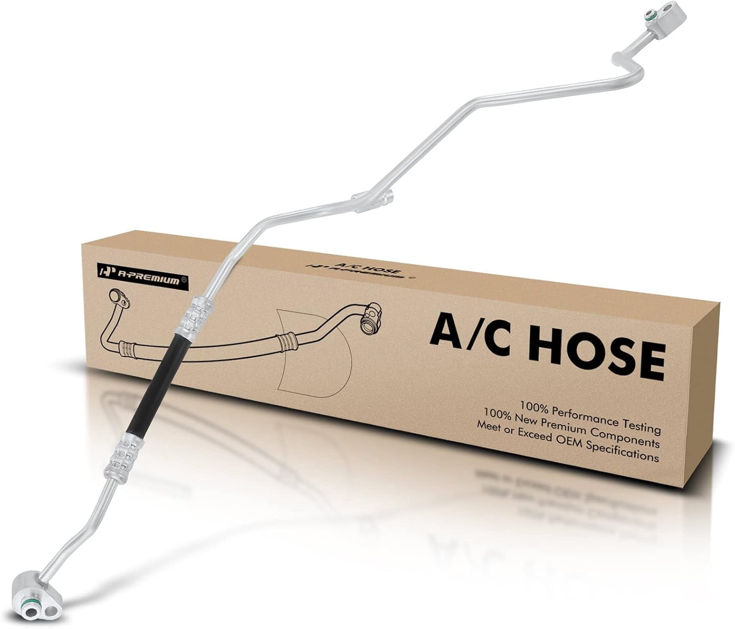 A-Premium A/C Liquid Line Hose Assembly Compatible with Dodge Grand Caravan Chrysler Town & Country 2008-2011, Condenser to Evap, Without Orifice Tube