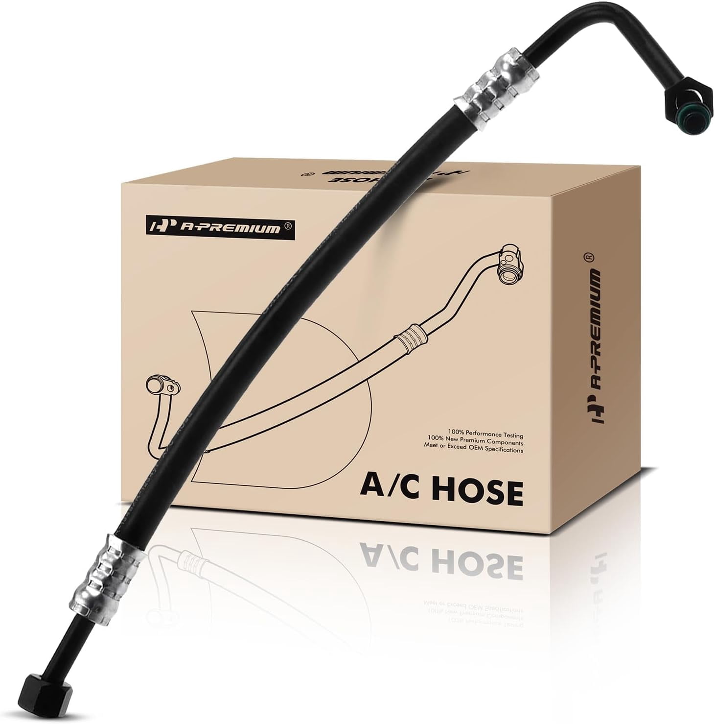 A-Premium A/C Liquid Line Hose Assembly Compatible with Jeep Wrangler 1994-1995 2.5L 4.0L, Condenser to Evap, Without Orifice Tube