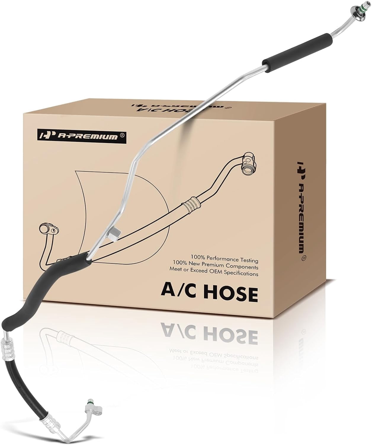 A-Premium A/C Liquid Line Hose Assembly Compatible with Mazda 3 2010-2012 2013 2.3L, Condenser to Evaporator, Without Orifice Tube