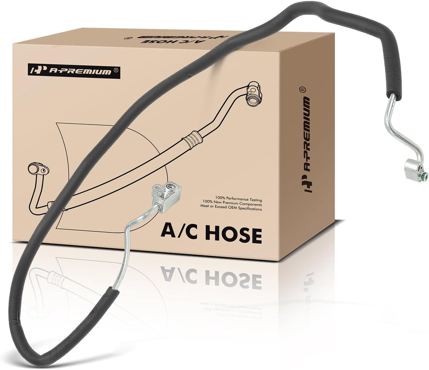 A-Premium A/C Liquid Line Hose Assembly Compatible with Toyota Camry, 1994 1995 1996, 2.2L 3.0L, Condenser to Evap, w/o Orifice Tube