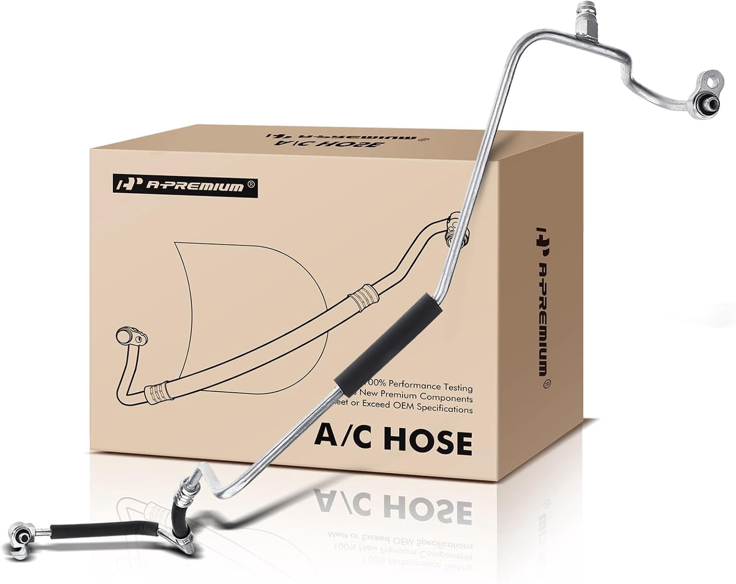 A-Premium A/C Liquid Line Hose Without Orifice Tube Compatible with Chevrolet Express 1500 2500 3500 4500 Express Cargo GMC Savana Fits select: 2003-2016 CHEVROLET EXPRESS G2500