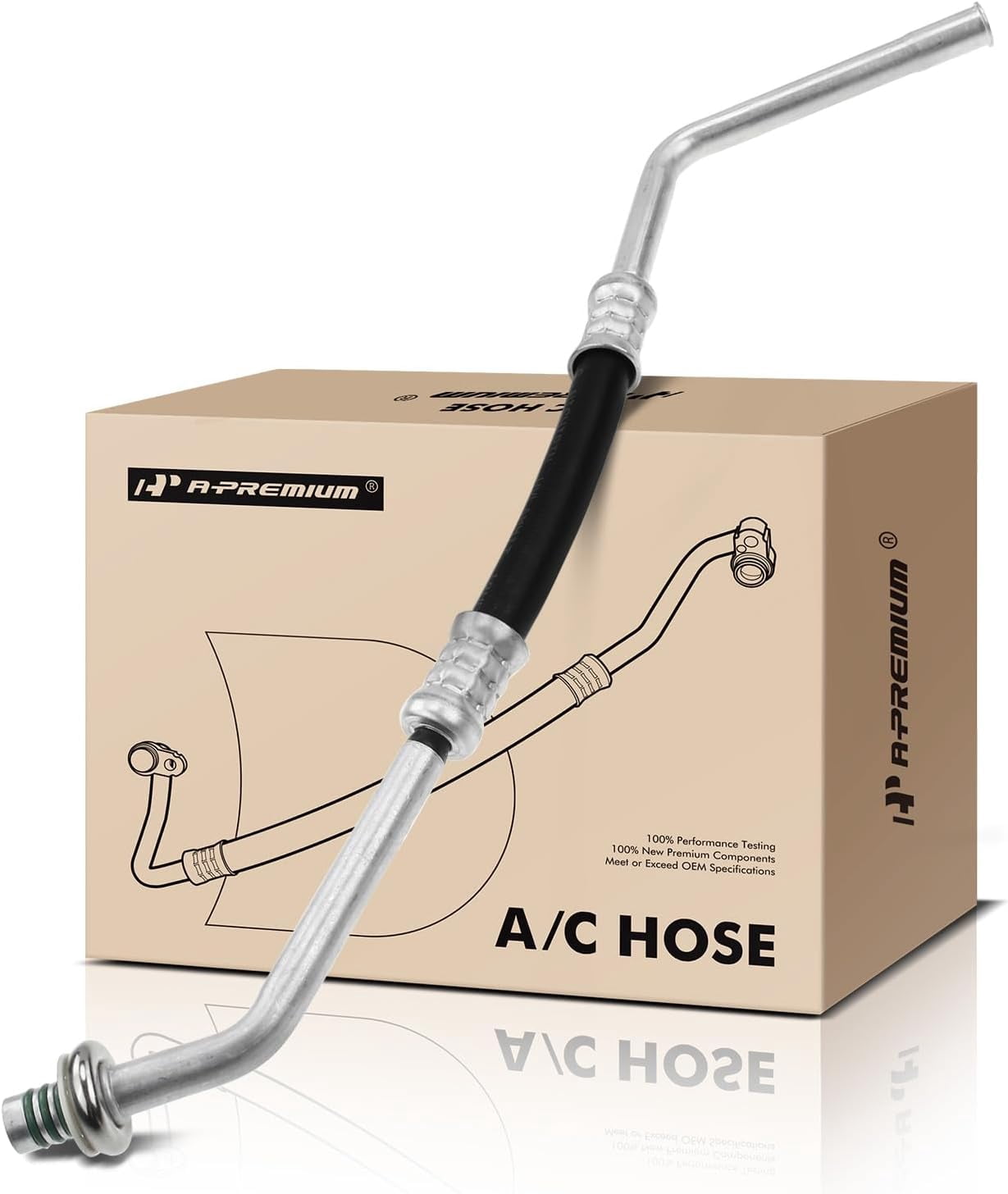 A-Premium A/C Suction and Discharge Line Hose Assembly Compatible with Ford Ranger Mazda B3000
