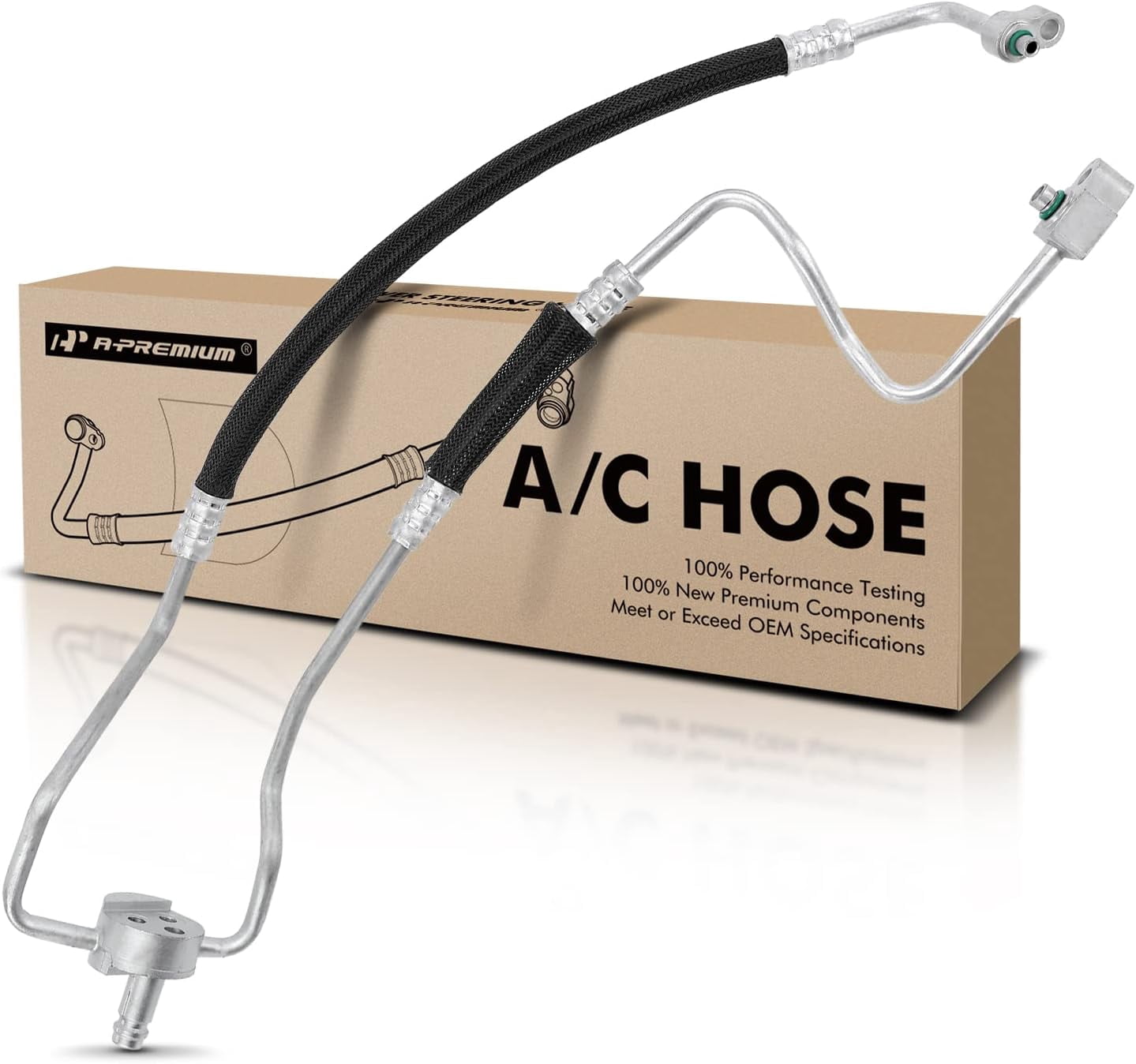 A-Premium A/C Liquid Line Hose Without Orifice Tube Compatible with Ford Thunderbird 2002-2005 & Lincoln LS 2000-2006, Condenser to Evaporator